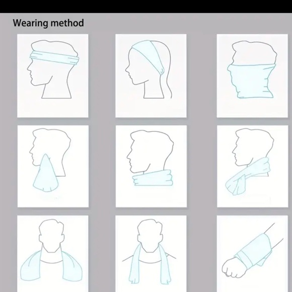 Dani 2 Pc Green & Pink Cooling Towels - Picture 5 of 6